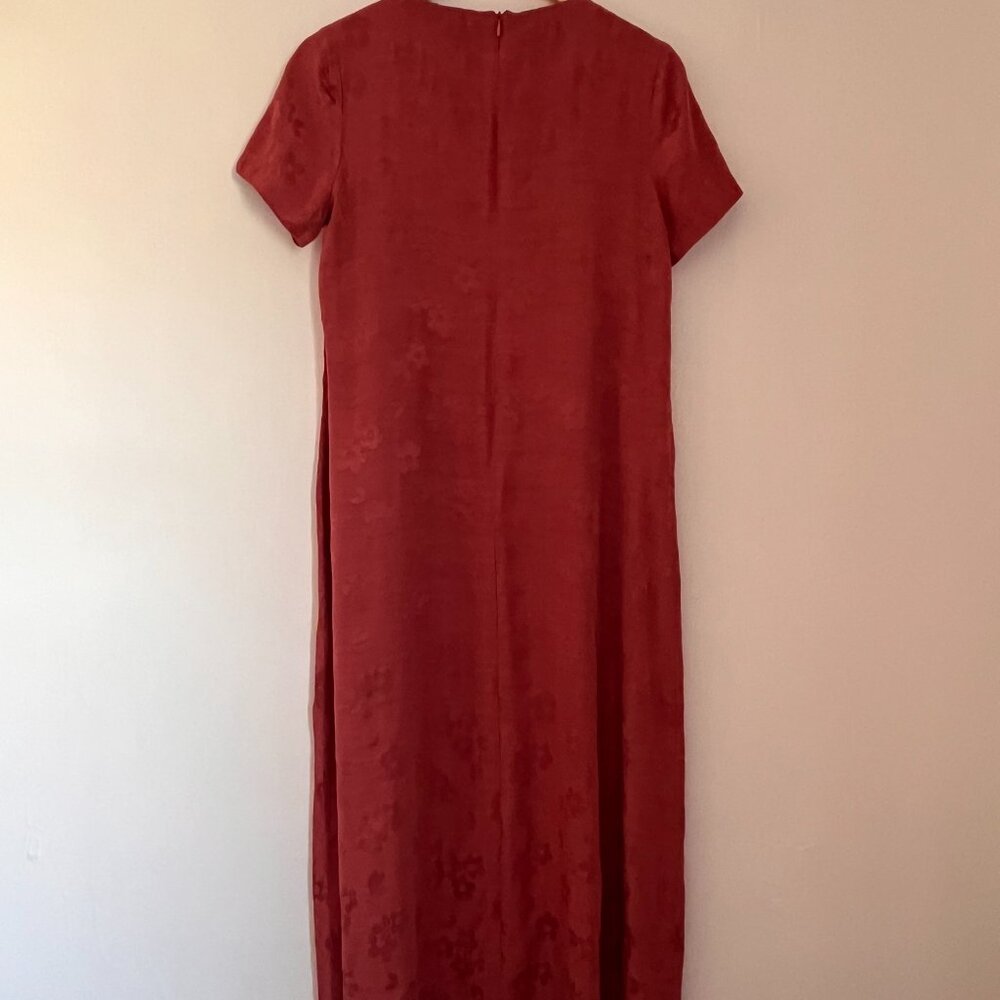 HATCH Maternity The James Dress in Faded Coral Floral | Size 2 - Picture 6 of 8